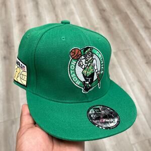 New Era 9FIFTY Boston Celtics snapback hat Kelly Green OSFA B10